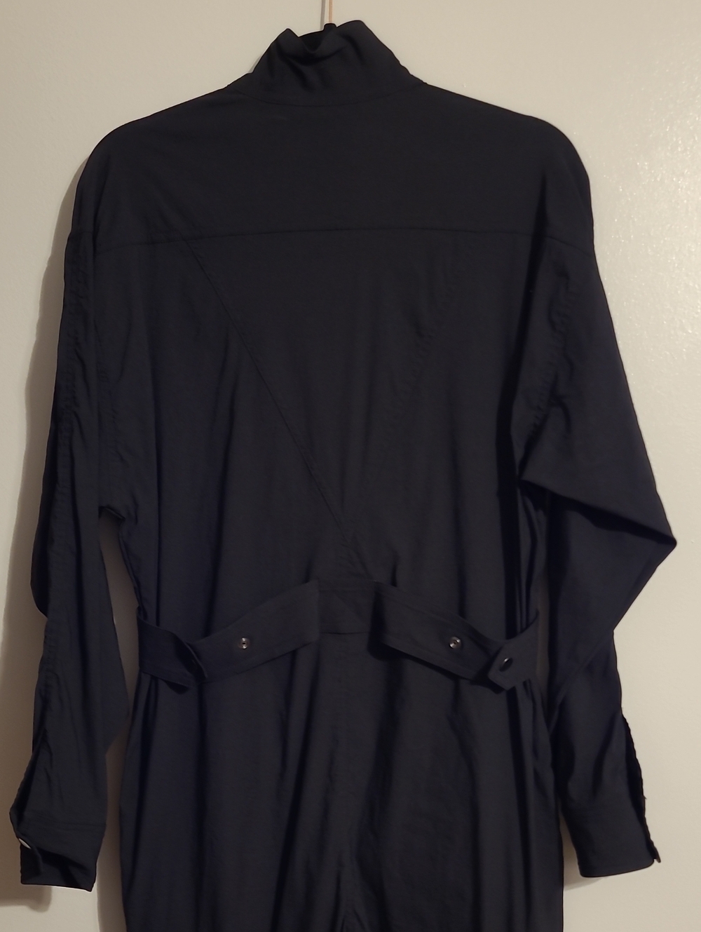Athleta Lenox Utility Cargo Jumpsuit Black Wmn Sz 6 Gorpcore Athletic - Picture 10 of 16